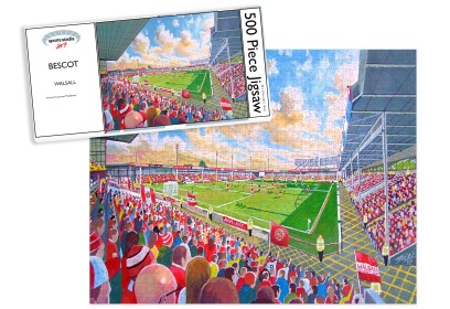 Bescot Stadium Fine Art Jigsaw Puzzle - Walsall FC